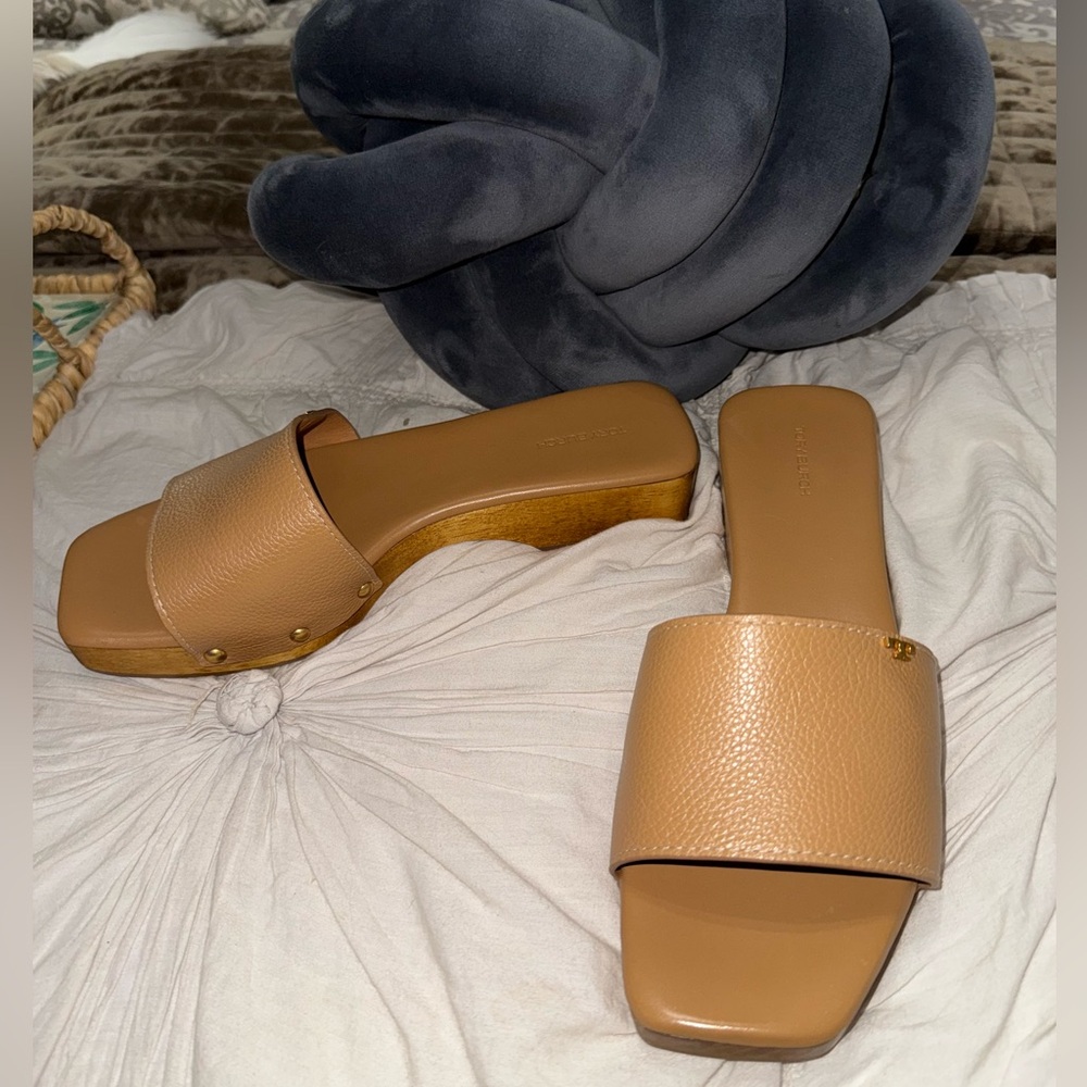 ToryBurch Pascal Clog Tiramisu 10.5